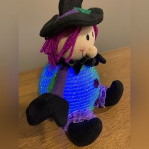 Halloween Light Up Pal, Witch, Like New,Not In Original Packaging, Color Changes